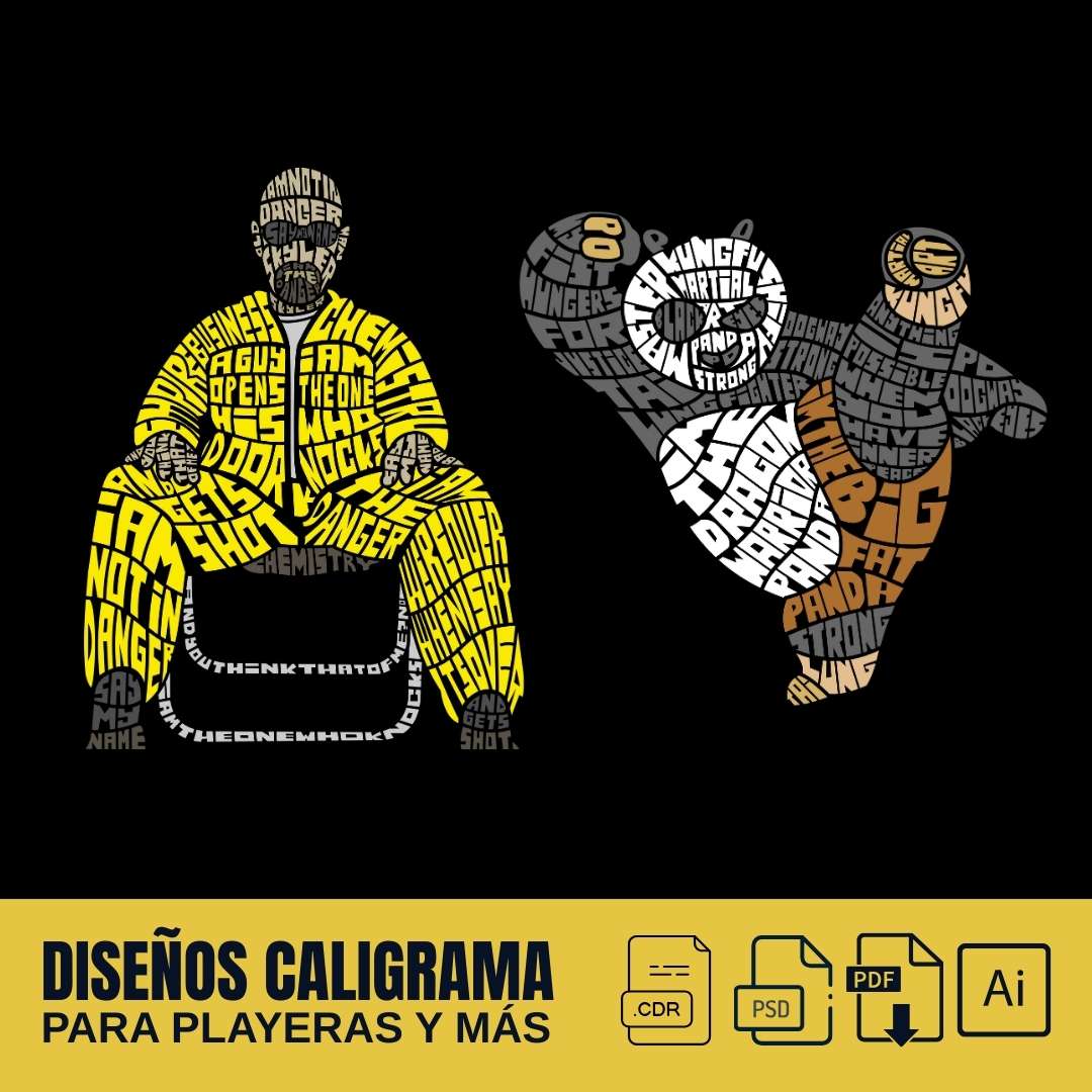 Diseños en Caligrama PK2